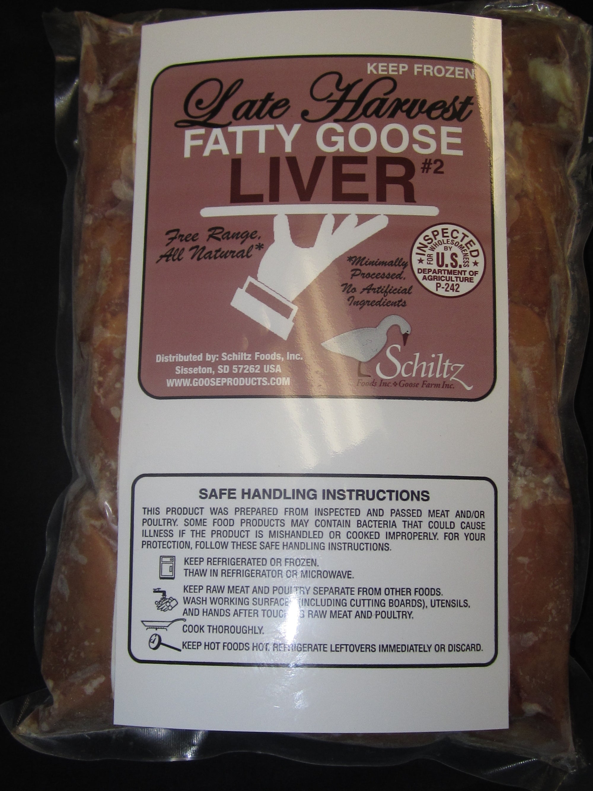 Late Harvest Fatty Goose Liver - #2-SOLD OUT FOR 2023